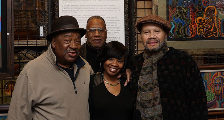 Group of people taking a picture